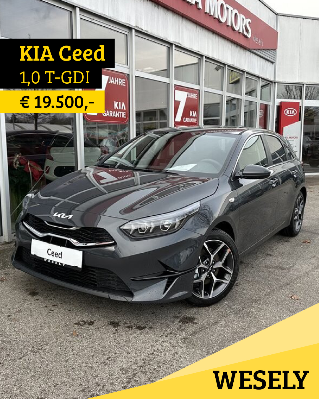 KIA ceed 1,0 T-GDI GPF Silber