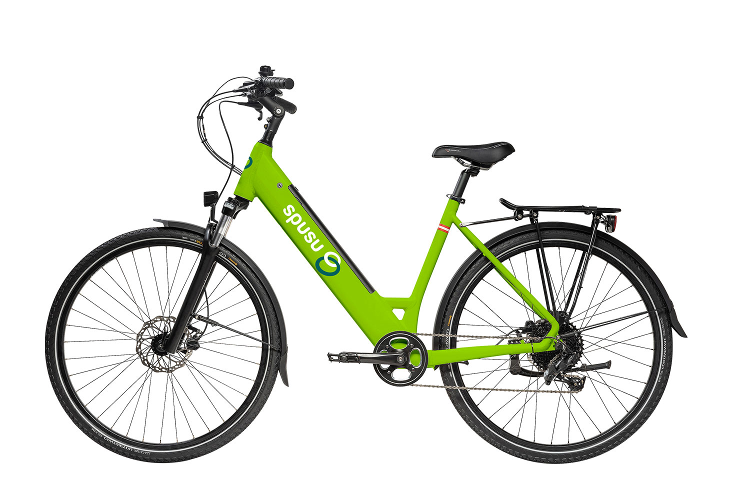 Grünes E-Bike